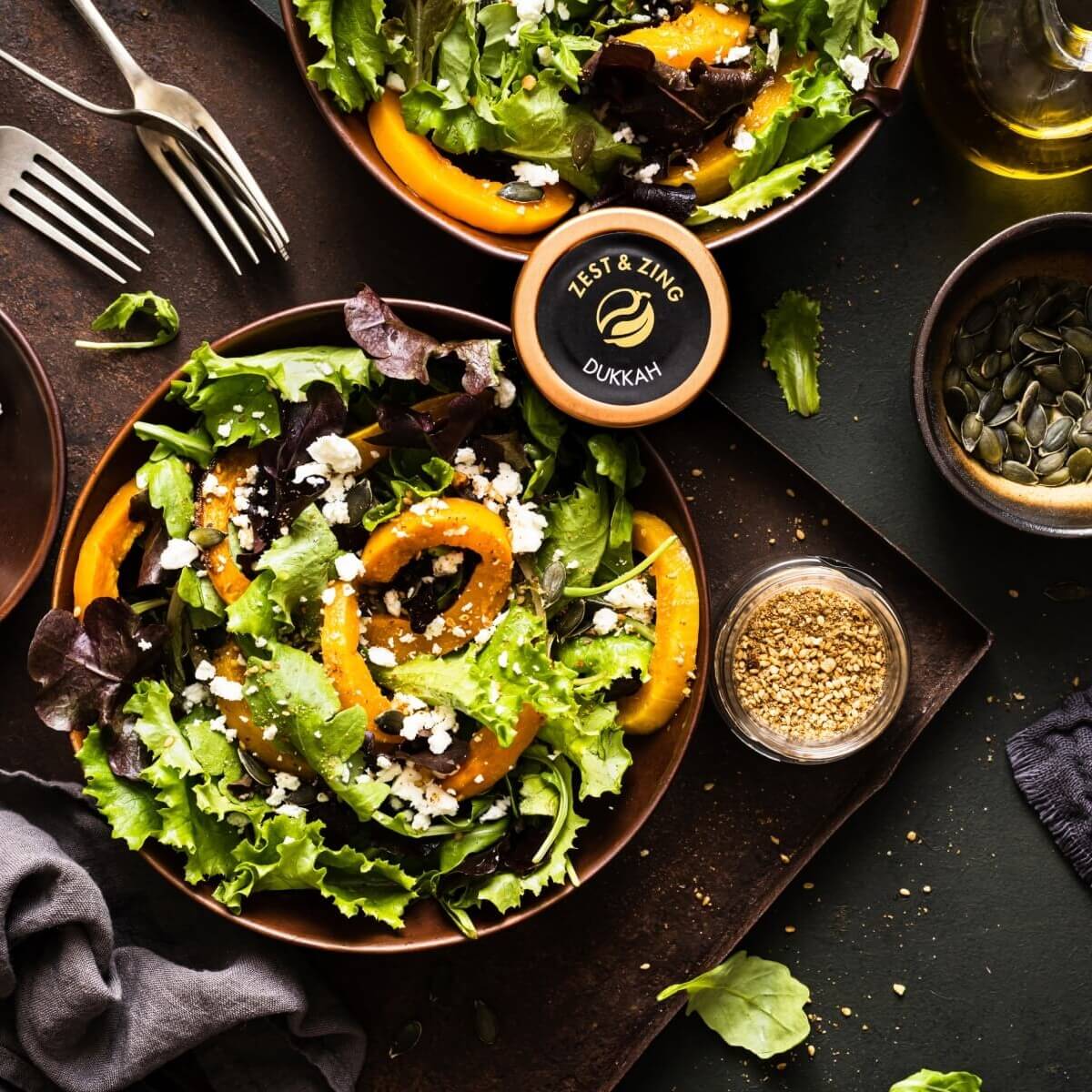 dukkah salad