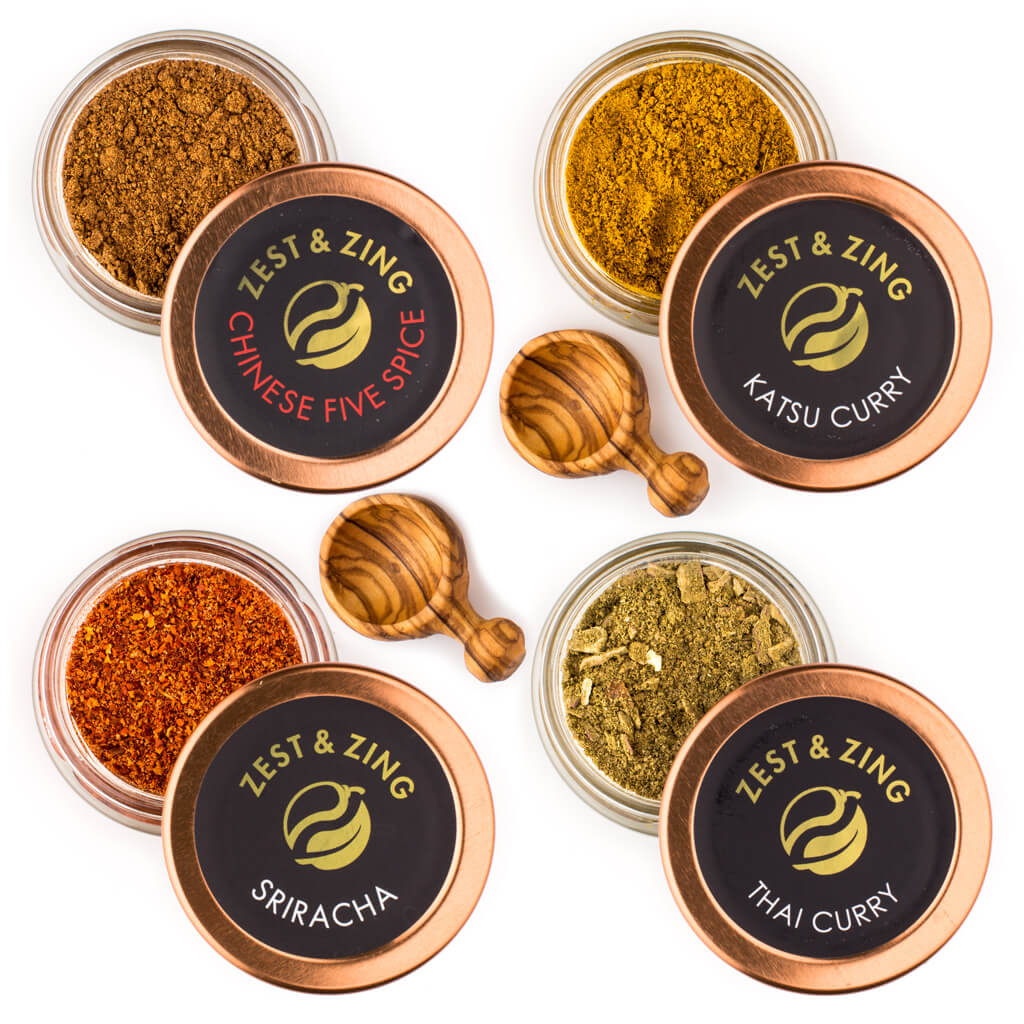 Asian Spices Gift Set & Spoons