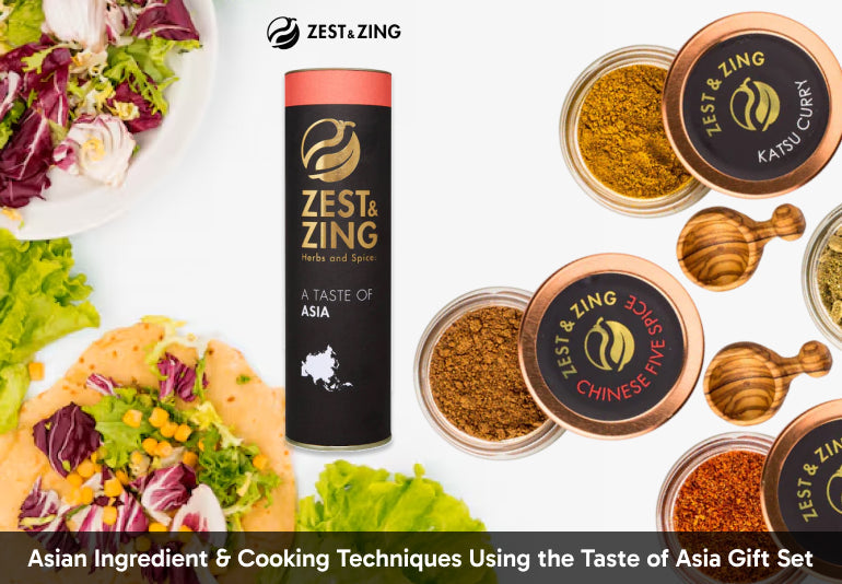 Asian Ingredients & Cooking Techniques Using the Taste of Asia Gift Set
