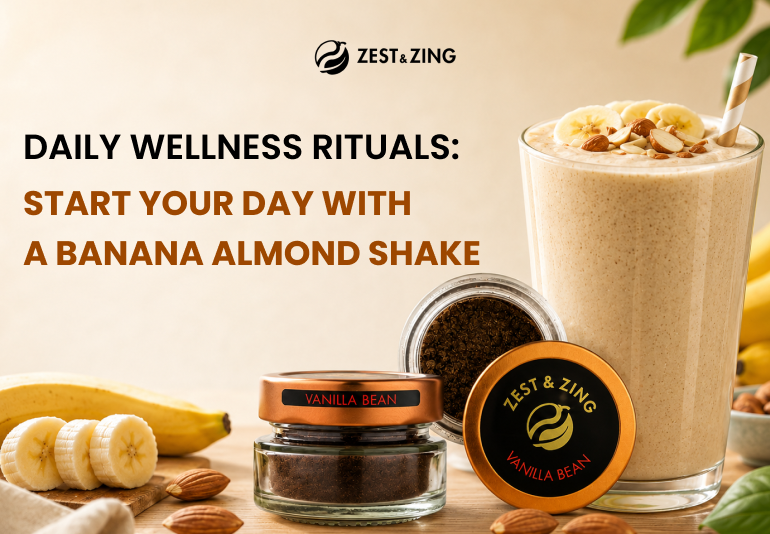 Daily Wellness Rituals Start Your Day with a Banana Almond Shake