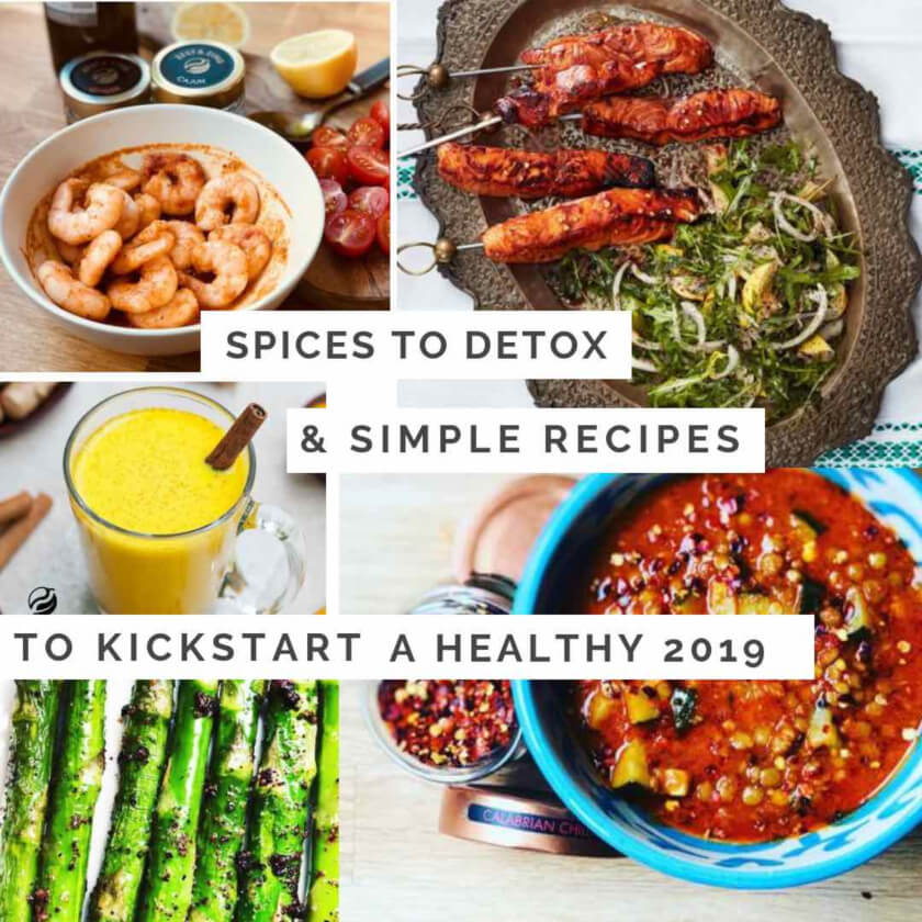 Spices to Detox - Kickstart a Healthy 2019