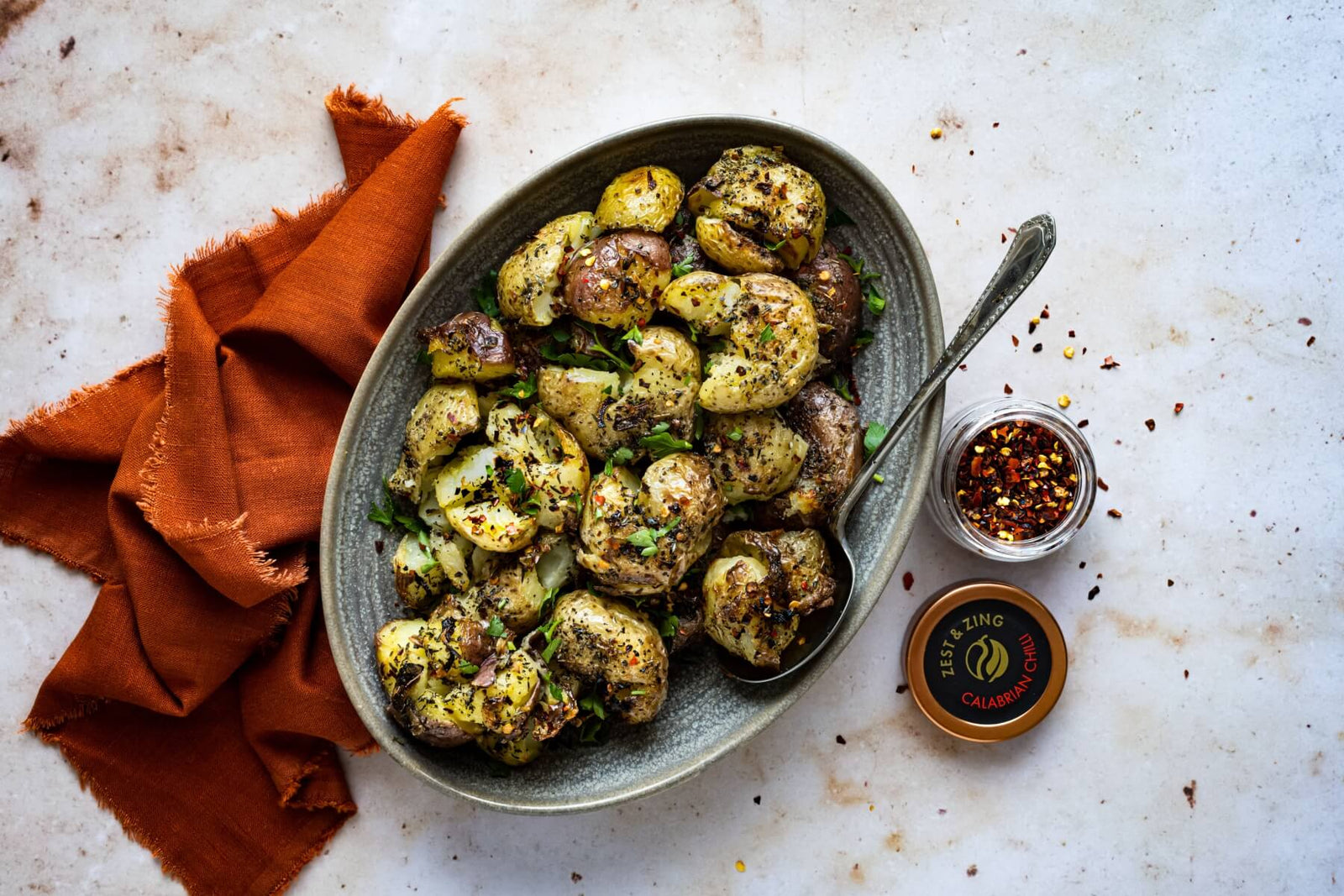 calabrian chilli potatoes