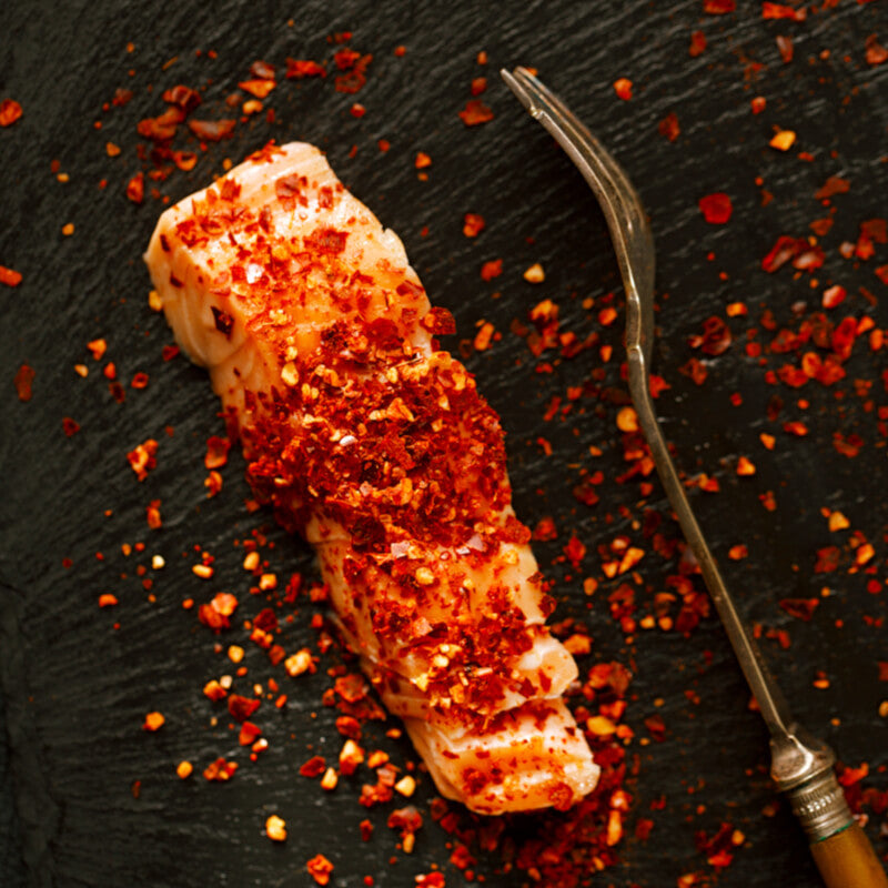 harissa salmon steak