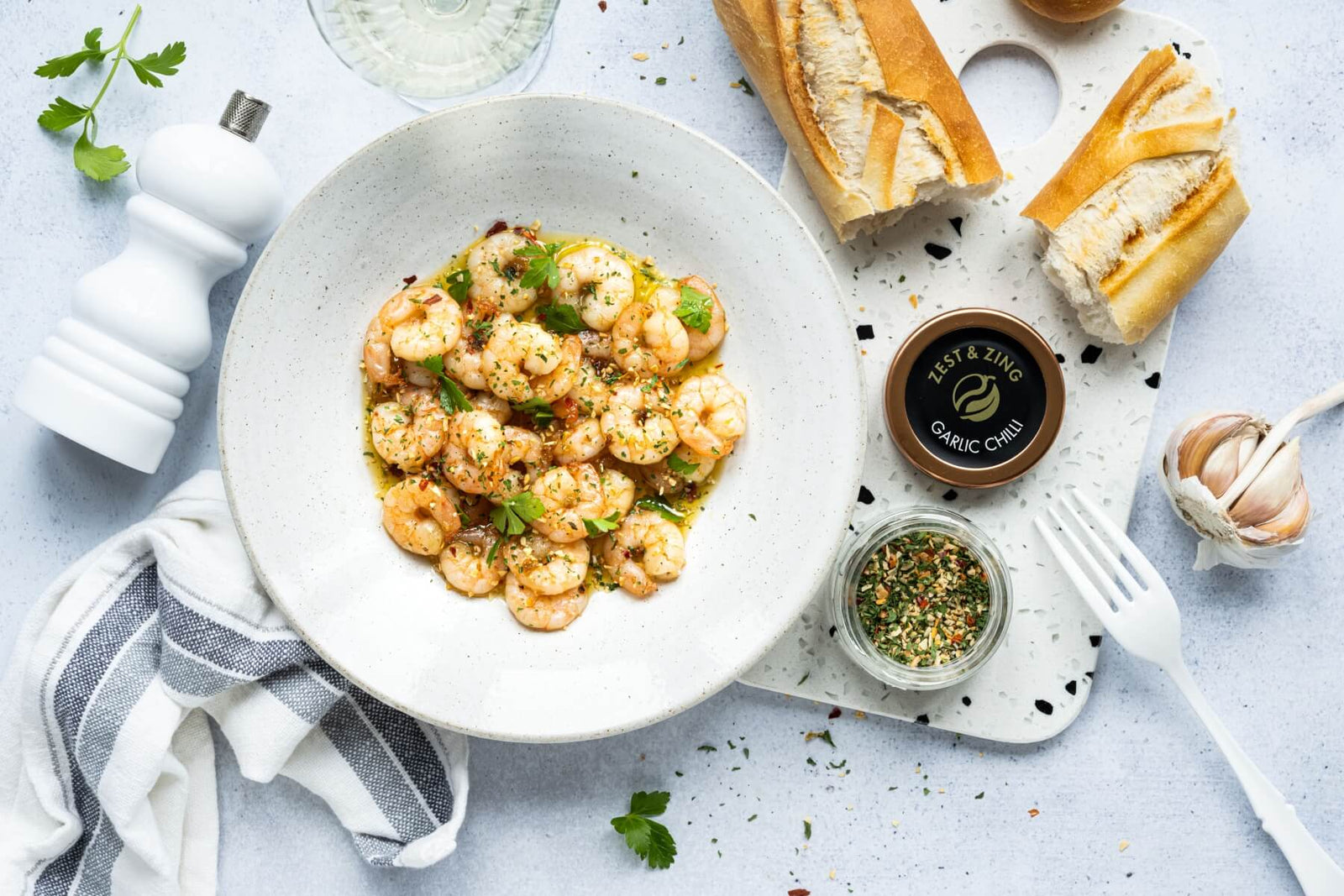 garlic chilli shrimps