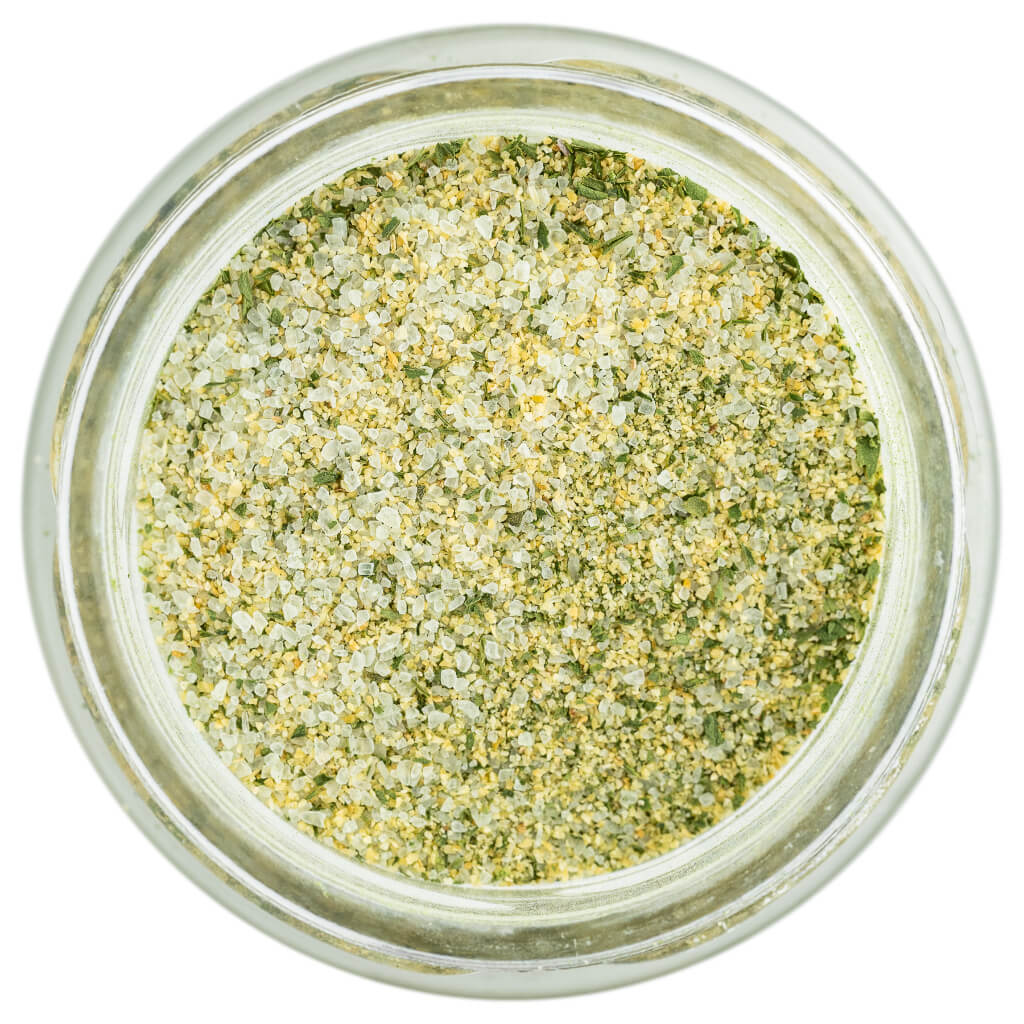 Garlic &amp; Parsley Sea Salt By Zest &amp; Zing Spices